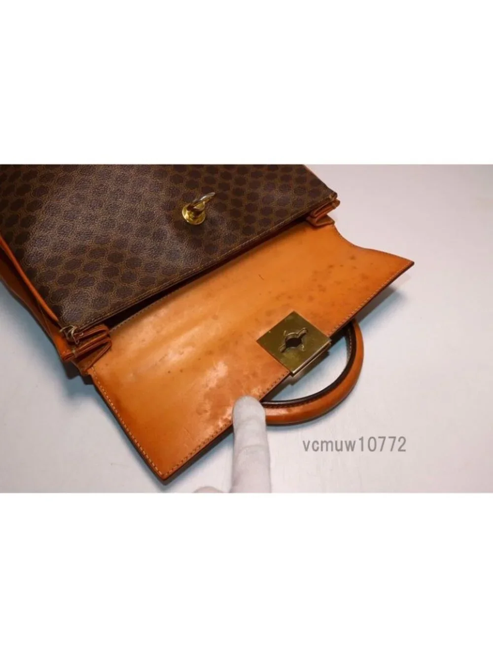 Celine Macadam Leather Handbag - Picture 9 of 10